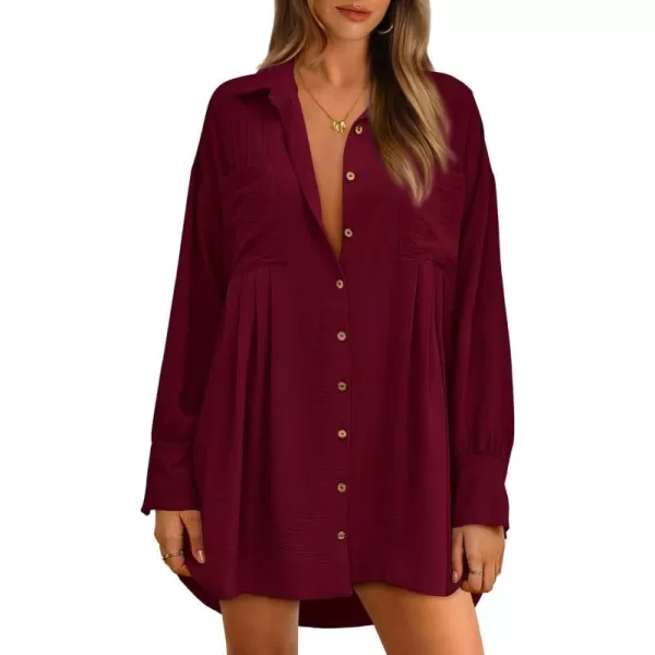 Solid Wine Red