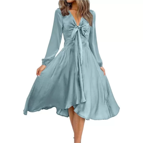 Long Solid Light Blue