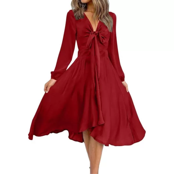 Long Solid Red