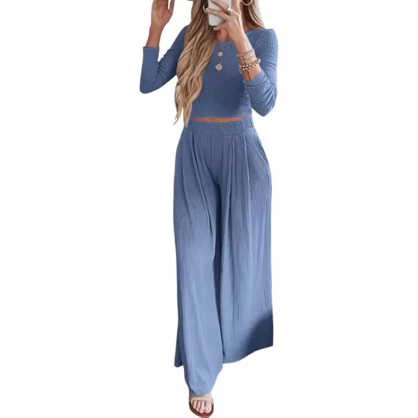 Solid Grey Blue