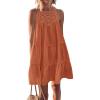 Solid Brown Orange