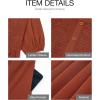 imageBTFBM Women Casual Summer Smocked Dresses 2025 Crew Neck Puff Short Sleeve Empire Waist ALine Beach Vacation Mini DressBrick Red