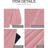 imageBTFBM Women Casual Summer Smocked Dresses 2025 Crew Neck Puff Short Sleeve Empire Waist ALine Beach Vacation Mini DressPink