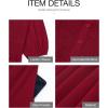 imageBTFBM Women Casual Summer Smocked Dresses 2025 Crew Neck Puff Short Sleeve Empire Waist ALine Beach Vacation Mini DressRed