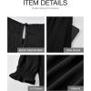 imageBTFBM Women Casual Summer Dresses 2025 Spring Crew Neck Ruffle Short Sleeve Floral Print Smocked Boho Flowy Maxi DressSolid Black