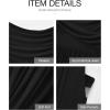 imageBTFBM Women 2025 Summer Sleeveless Ruched Maxi Dresses Boat Neck High Waist Wedding Guest Cocktail Tank Dress PocketsBlack