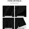 imageBTFBM Womens Boho Summer Dresses 2025 Resort V Neck Short Sleeve Hollow Out Lace Ruffle Casual Beach Mini Vacation DressBlack