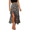 Print Floral Black
