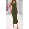 imageBTFBM Crochet Swimsuit Coverup for Women Summer Spring 2025 Swimwear Bathing Suit Cover Up Beach Dress Vacation OutfitsArmy Green