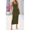 imageBTFBM Crochet Swimsuit Coverup for Women Summer Spring 2025 Swimwear Bathing Suit Cover Up Beach Dress Vacation OutfitsArmy Green