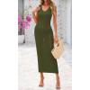 imageBTFBM Crochet Swimsuit Coverup for Women Summer Spring 2025 Swimwear Bathing Suit Cover Up Beach Dress Vacation OutfitsArmy Green