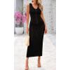 imageBTFBM Crochet Swimsuit Coverup for Women Summer Spring 2025 Swimwear Bathing Suit Cover Up Beach Dress Vacation OutfitsBlack