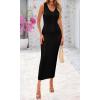 imageBTFBM Crochet Swimsuit Coverup for Women Summer Spring 2025 Swimwear Bathing Suit Cover Up Beach Dress Vacation OutfitsBlack