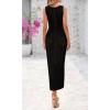 imageBTFBM Crochet Swimsuit Coverup for Women Summer Spring 2025 Swimwear Bathing Suit Cover Up Beach Dress Vacation OutfitsBlack
