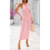 imageBTFBM Crochet Swimsuit Coverup for Women Summer Spring 2025 Swimwear Bathing Suit Cover Up Beach Dress Vacation OutfitsPink
