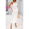 imageBTFBM Crochet Swimsuit Coverup for Women Summer Spring 2025 Swimwear Bathing Suit Cover Up Beach Dress Vacation OutfitsWhite