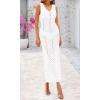 imageBTFBM Crochet Swimsuit Coverup for Women Summer Spring 2025 Swimwear Bathing Suit Cover Up Beach Dress Vacation OutfitsWhite