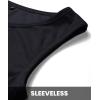 imageBTFBM Women 2025 Summer Sleeveless Tank Dresses Crew Neck Slim Fit Short Casual Ruched Bodycon Party Club Mini DressBlack