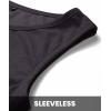 imageBTFBM Women 2025 Summer Sleeveless Tank Dresses Crew Neck Slim Fit Short Casual Ruched Bodycon Party Club Mini DressDark Grey