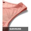 imageBTFBM Women 2025 Summer Sleeveless Tank Dresses Crew Neck Slim Fit Short Casual Ruched Bodycon Party Club Mini DressPink