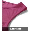 imageBTFBM Women 2025 Summer Sleeveless Tank Dresses Crew Neck Slim Fit Short Casual Ruched Bodycon Party Club Mini DressPurple Red