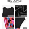 imageBTFBM Women Casual Sleeveless Summer Dresses 2025 Spring Crewneck Patchwork Boho Floral Ruffle Cocktail Party Midi DressBig Floral Multicolor