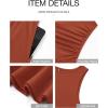 imageBTFBM Summer Maxi Dresses for Women 2025 Sleeveless Casual Ruched High Waisted Tank Long Sundress Flowy Beach DressBrick Red