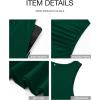 imageBTFBM Summer Maxi Dresses for Women 2025 Sleeveless Casual Ruched High Waisted Tank Long Sundress Flowy Beach DressDark Green
