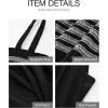 imageBTFBM Summer Midi Dresses for Women 2025 Sleeveless Square Neck Smocked Flowy Long Beach Vacation Sundress with PocketBlack