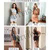 imageBTFBM Women 2025 Summer Sleeveless Casual Crewneck Bodycon Tank Dress Cutout Twist Slim Wrap Club Party Evening DressesBean Green