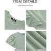 imageBTFBM Women Casual Summer Dresses 2025 Spring Crewneck Short Sleeve Tiered Flowy Boho Maxi Beach Vacation Dress PocketsLight Green