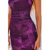 imageBTFBM Womens Floral Maxi Dresses Summer 2025 Strapless Tube Bodycon Mesh Layered Cocktail Party Wedding Guest DressFloral Purple