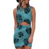 Leaf Print Green