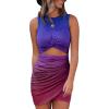 Tie Dye Purple Red