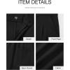 imageBTFBM Womens Shorts Dressy Casual Summer 2025 High Waisted Tailored Pleated Business Work Trouser Shorts with PocketsBlack
