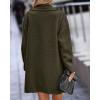 imageBTFBM Women 2025 Winter Faux Fur Coats Lapel Long Sleeve Fuzzy Fleece Outerwear Button Down Sherpa Jackets Fall OutfitsSolid Army Green
