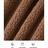 imageBTFBM Women 2025 Winter Faux Fur Coats Lapel Long Sleeve Fuzzy Fleece Outerwear Button Down Sherpa Jackets Fall OutfitsSolid Golden Camel
