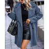 imageBTFBM Women 2025 Winter Faux Fur Coats Lapel Long Sleeve Fuzzy Fleece Outerwear Button Down Sherpa Jackets Fall OutfitsSolid Light Blue