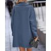 imageBTFBM Women 2025 Winter Faux Fur Coats Lapel Long Sleeve Fuzzy Fleece Outerwear Button Down Sherpa Jackets Fall OutfitsSolid Light Blue