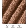 imageBTFBM Women 2025 Winter Faux Fur Coats Lapel Long Sleeve Fuzzy Fleece Outerwear Button Down Sherpa Jackets Fall OutfitsSolid Light Camel
