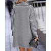 imageBTFBM Women 2025 Winter Faux Fur Coats Lapel Long Sleeve Fuzzy Fleece Outerwear Button Down Sherpa Jackets Fall OutfitsSolid Light Grey