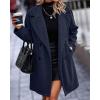 imageBTFBM Women 2025 Winter Faux Fur Coats Lapel Long Sleeve Fuzzy Fleece Outerwear Button Down Sherpa Jackets Fall OutfitsSolid Navy