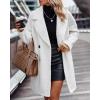 imageBTFBM Women 2025 Winter Faux Fur Coats Lapel Long Sleeve Fuzzy Fleece Outerwear Button Down Sherpa Jackets Fall OutfitsSolid White