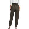 imageBTFBM Womens 2025 Casual Button Down Pants Elastic High Waist Business Work Trousers Long Straight Slacks with PocketsArmy Green