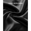 imageBTFBM 2025 Women Summer Spring Long Satin Skirt Silk Elegant High Waist Cocktail Party Wedding Flowy ALine Midi SkirtsSolid Black