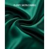 imageBTFBM 2025 Women Summer Spring Long Satin Skirt Silk Elegant High Waist Cocktail Party Wedding Flowy ALine Midi SkirtsSolid Dark Green
