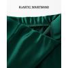 imageBTFBM 2025 Women Summer Spring Long Satin Skirt Silk Elegant High Waist Cocktail Party Wedding Flowy ALine Midi SkirtsSolid Dark Green