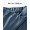 imageBTFBM 2025 Women Summer Spring Long Satin Skirt Silk Elegant High Waist Cocktail Party Wedding Flowy ALine Midi SkirtsSolid Grey Blue