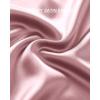 imageBTFBM 2025 Women Summer Spring Long Satin Skirt Silk Elegant High Waist Cocktail Party Wedding Flowy ALine Midi SkirtsSolid Pink