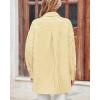 imageBTFBM Womens Button Down Shirts Striped Shirt Long Sleeve Casual Collared Office Work Loose Fit Blouses Tops PocketOrange